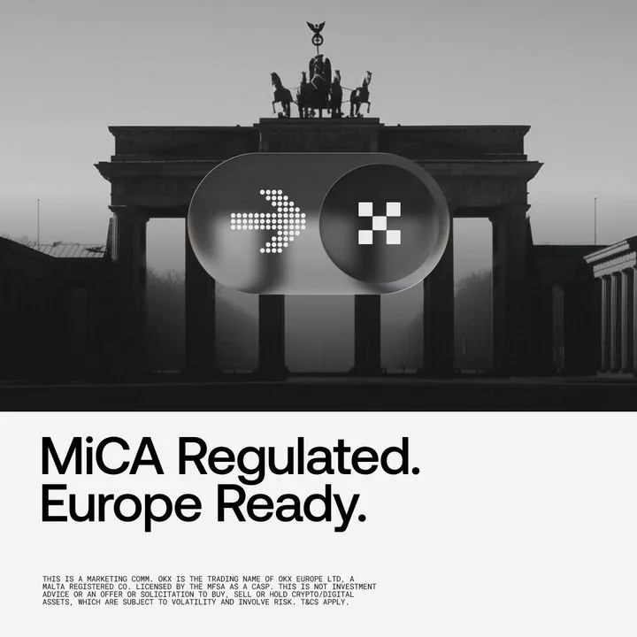 OKX MiCA campaign asset: MiCA Regulated